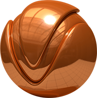 Bright and fiery burnt satin copper foil 6643.
