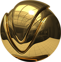 Bright metallic yellow-gold foil 6003.