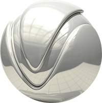 Pale satin silver foil 6110.